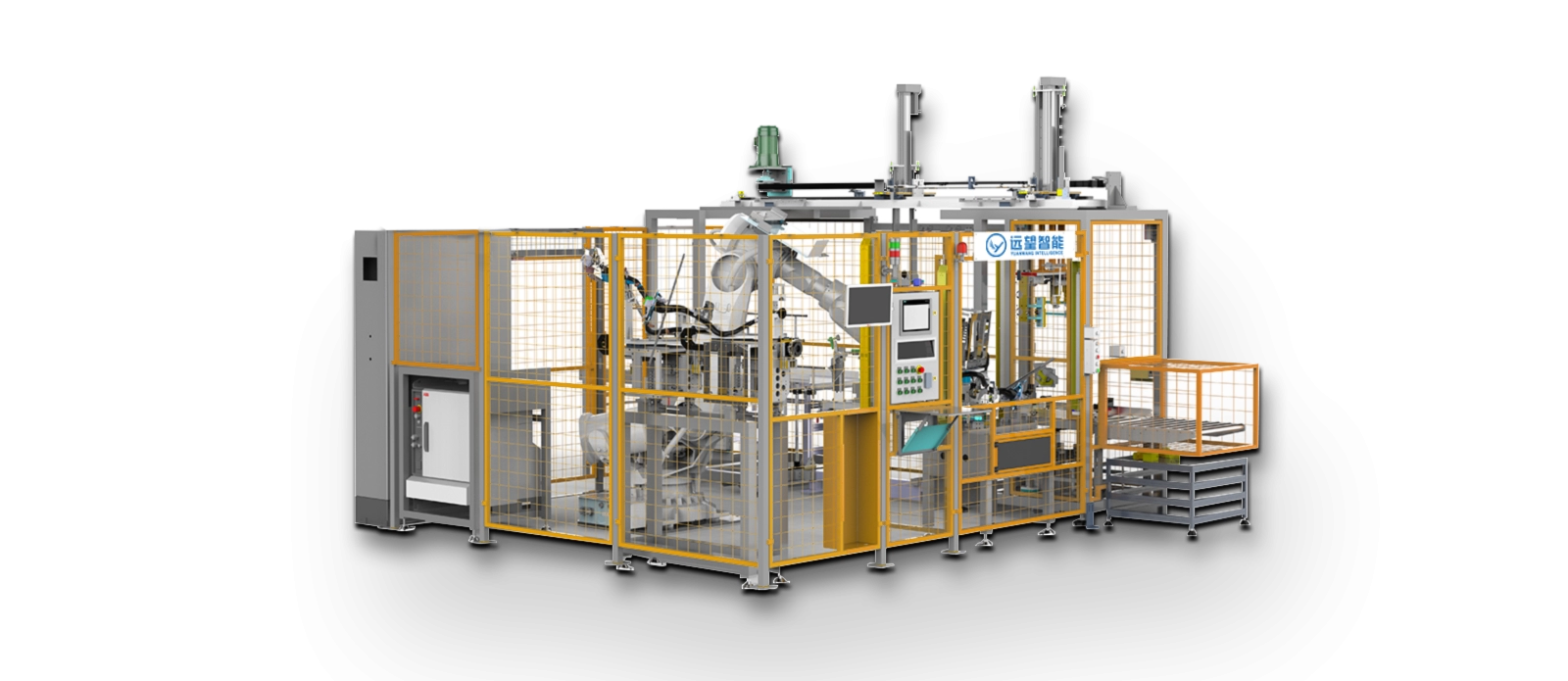 油箱油管机器人柔性焊接生产线
